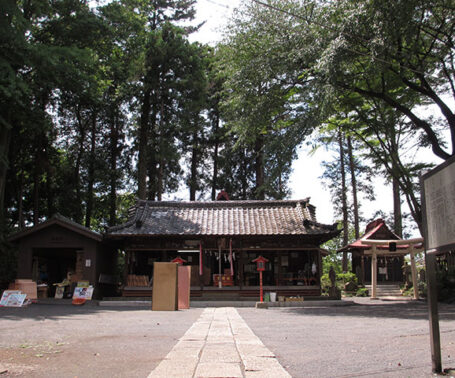 糀谷八幡神社、拝殿新築工事の施工前画像